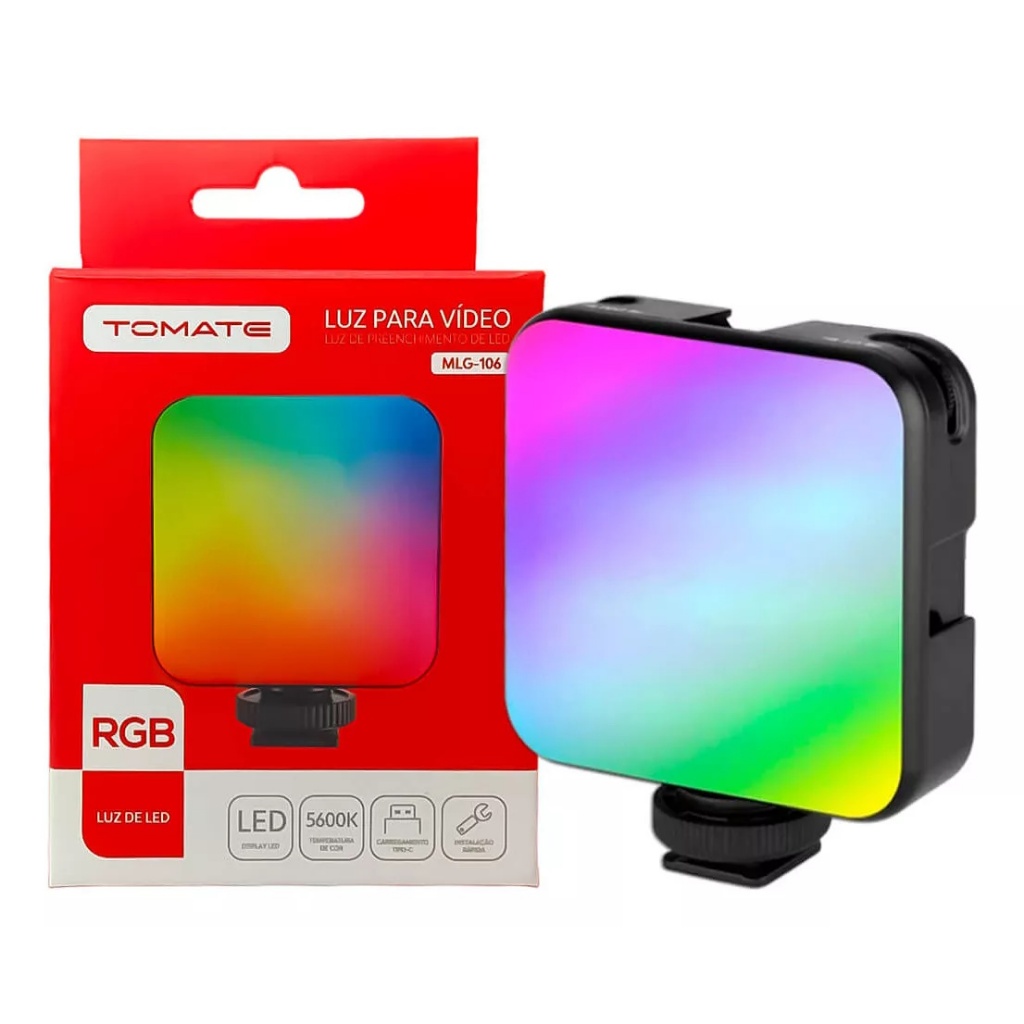 Luz  De Led RGB Luminária Preenchimento Para Vídeo FOTO