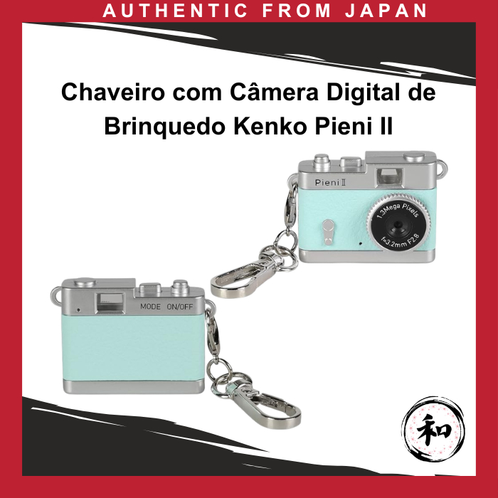 Chaveiro com Câmera Digital de Brinquedo Kenko Pieni II [Direto do Japão]