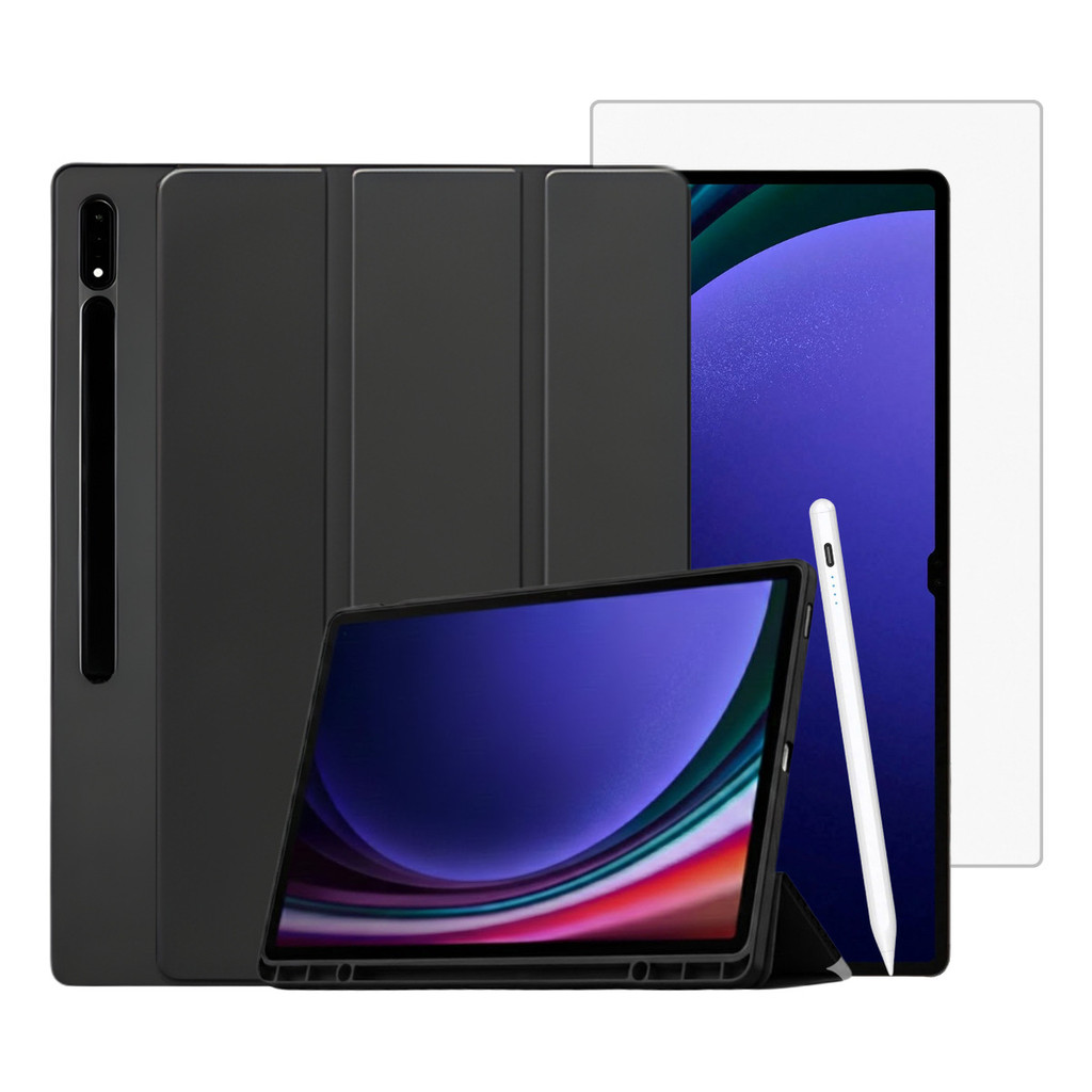 Kit Capa Smart Película E Caneta Pencil Para Galaxy S9 Ultra