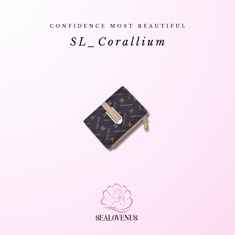 【SL-C】 PU Foldable Coin Purse & Classic Style