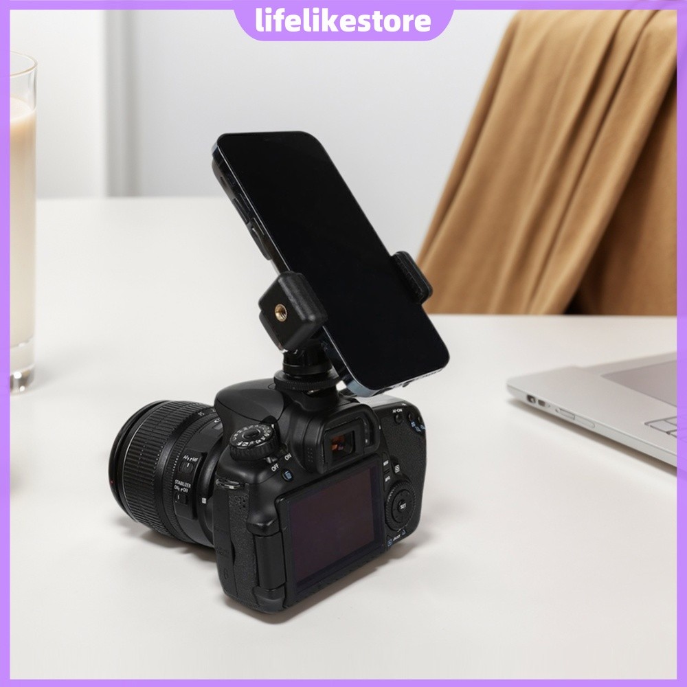 Adaptador De Sapata Multiuso Para Smartphones , Câmeras Digitais E Sem Espelho Tiros Estáveis [lifelikestore.br]