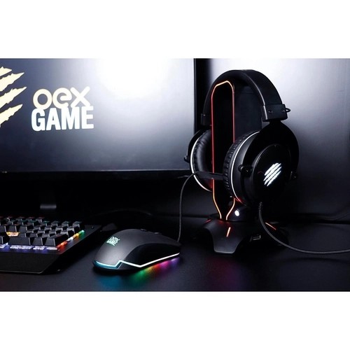 Suporte Headset Mouse Bungee Hub Squad Oex Sg100