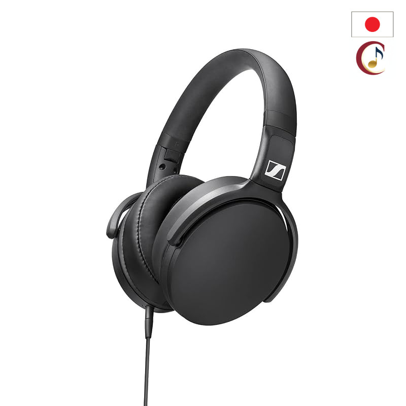 Sennheiser HD 400S Wired Closed-Back Over-Ear Headphones with Smart Remote & Mic, Durable Foldable Design, Lightweight,