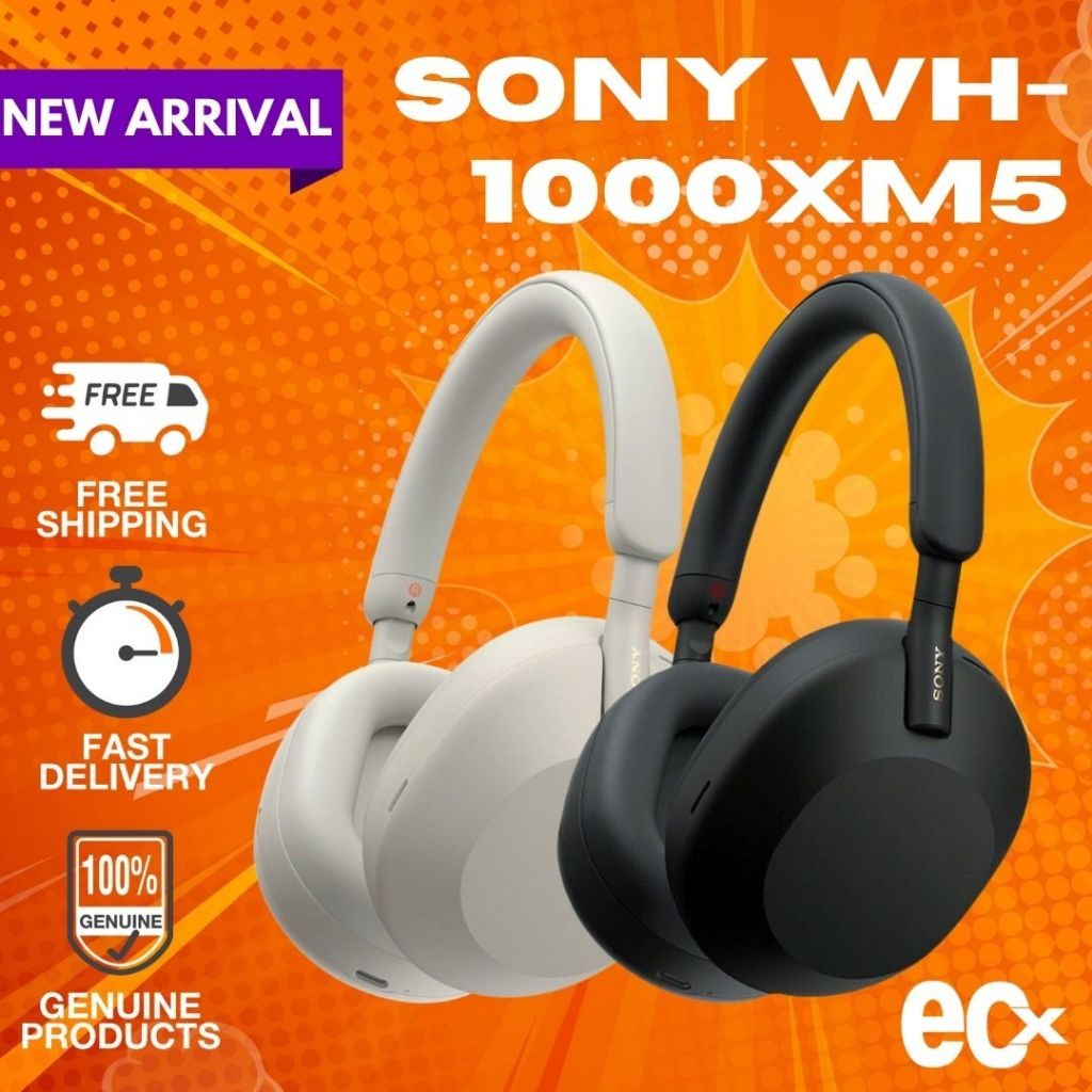 Sony WH-1000XM5 Wireless Noise-Canceling Headphones – Over-Ear | Bluetooth | 30H Battery | Hi-Res Audio | Foldable