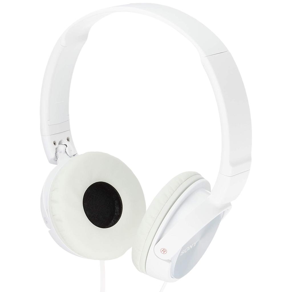 Sony MDR-ZX310 Headphones: Closed-back, Foldable, White (MDR-ZX310 W)