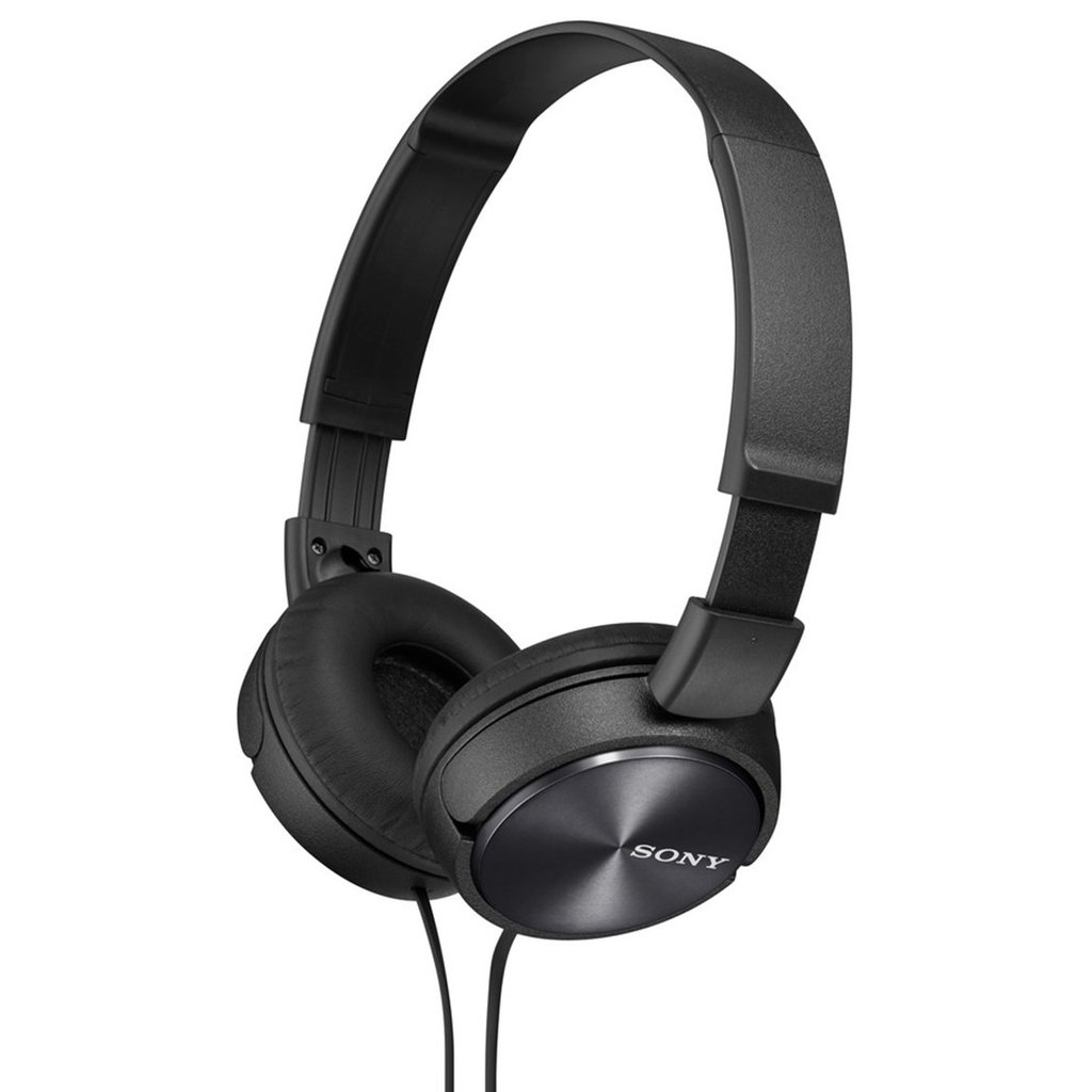 Sony MDR-ZX310 Headphones: Closed-back, foldable, black (Model MDR-ZX310 B)