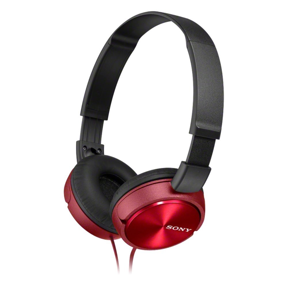 Sony Headphones MDR-ZX310: Closed-back, foldable, red MDR-ZX310 R