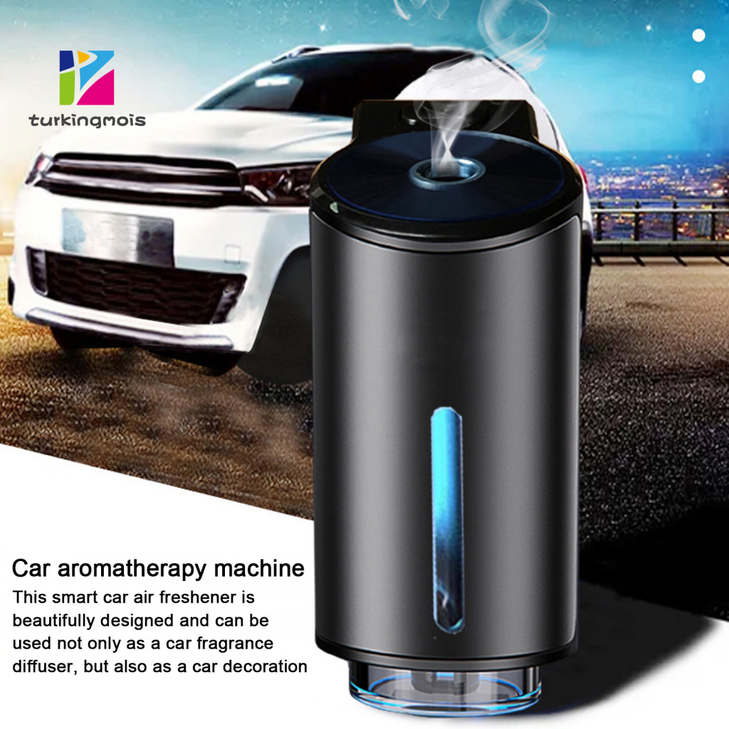 Automatic Shutdown Air Freshener Ambient Light Car Scent Diffuser Essential Oil – Adjustable Compact Easy Install for