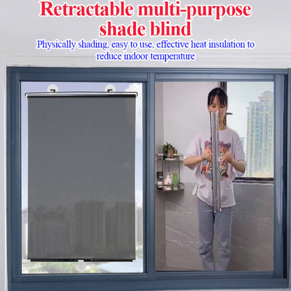 [Automatic Retractable Design] Car Automatic Sunshade/Heat Insulation Curtain for Side Window