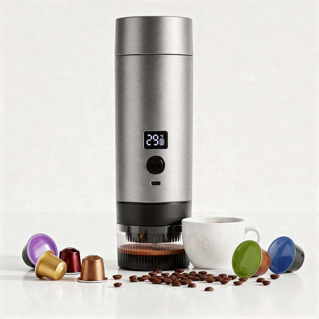 Cafeteira Portátil 3 em 1 Expresso Recarregável USB