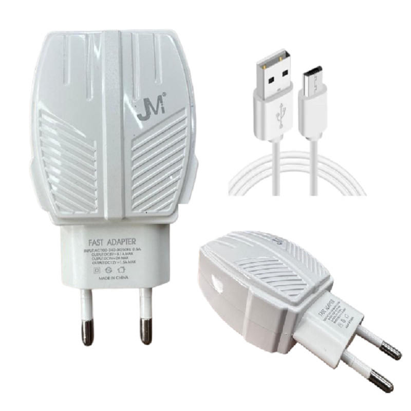 Carregador Micro Usb Fast Charger 2 USB 5.1a JM