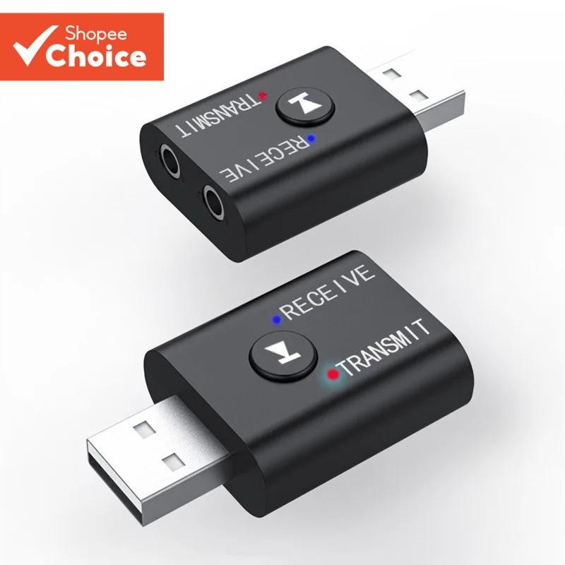 Transmissor Receptor De Áudio Bluetooth 5.0 3.5MM AUX RCA Adaptador Sem Fio USB Para Alto-Falante De Kit De Carro