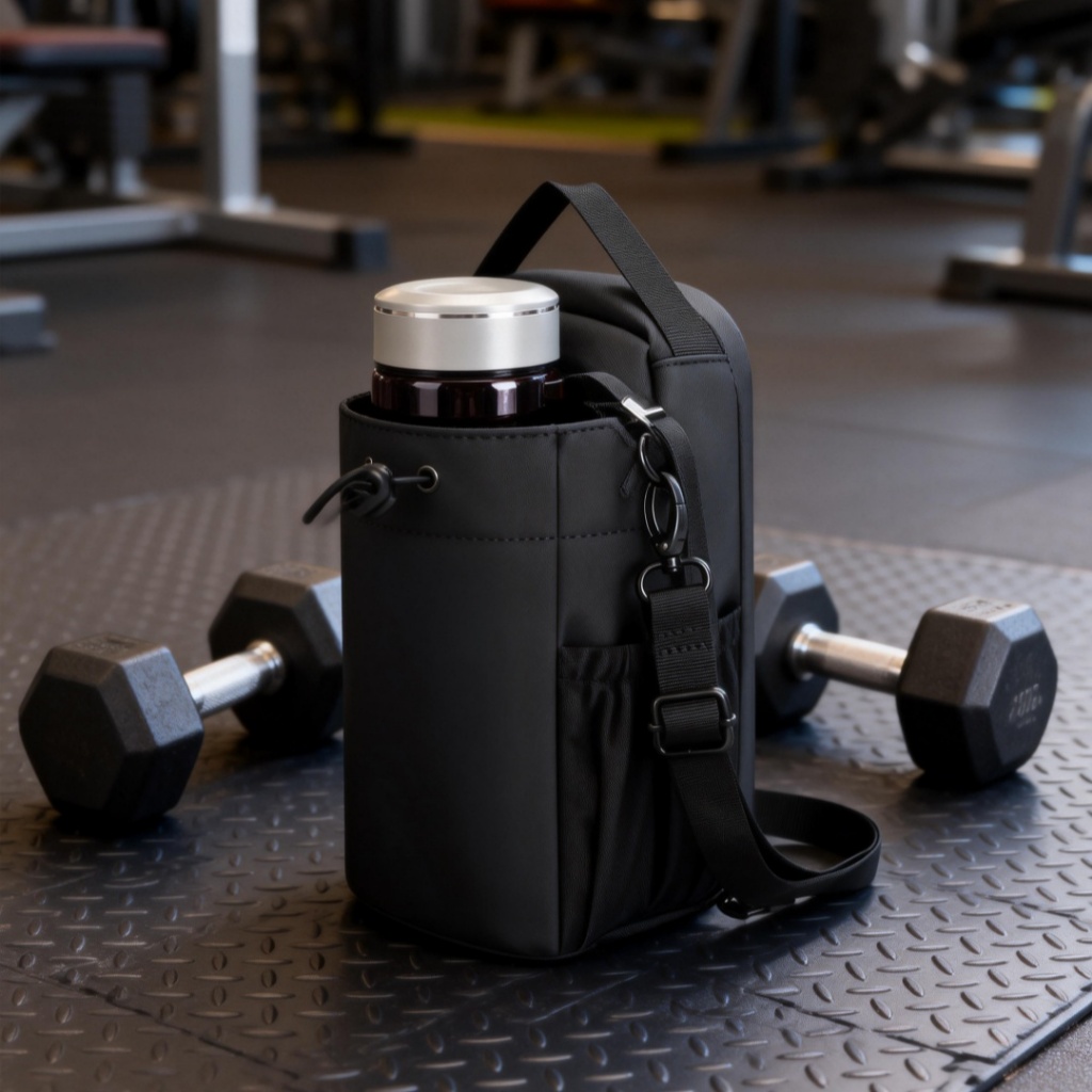 Bolsa Fitness com Imã Magnético para Fixação em Superfícies Metálicas, Impermeável e Portátil