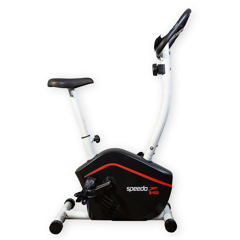 Bicicleta Ergométrica Speedo B103 Magnética 8 Níveis de Resistência Painel LCD completo