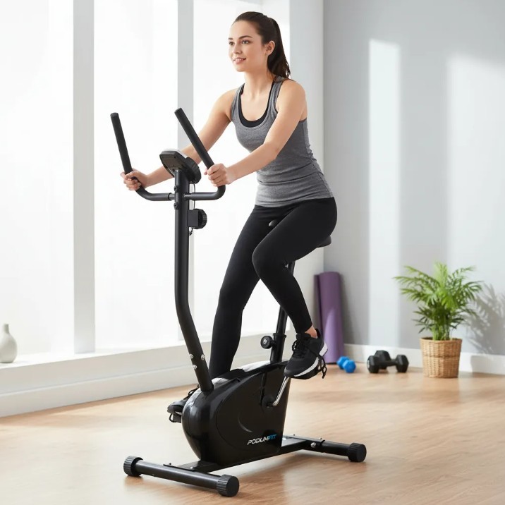Bicicleta Ergométrica PodiumFit V90 - Magnética - 8 cargas