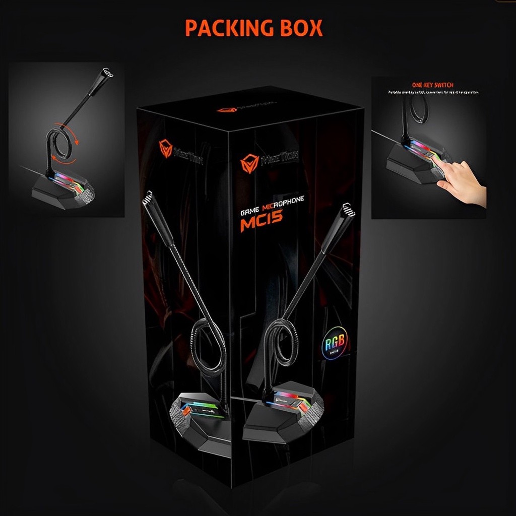 Microfone para jogos de conferência RGB MC15