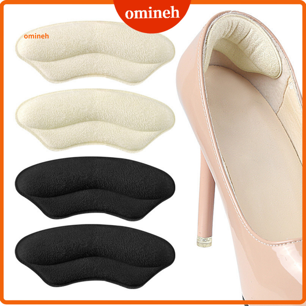 Anti-slip Shoe Pads Adjustable Size Inserts 1 Pair Heel Grips for Shoes Soft Sponge Cushion Back Liner Tape for Women’