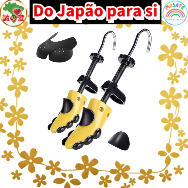 Smilefoot 2-Way Shoe Stretcher Set, Professional Width & Length Expander with Bunion Plugs, Adjustable Shoe Shaper 【Do J