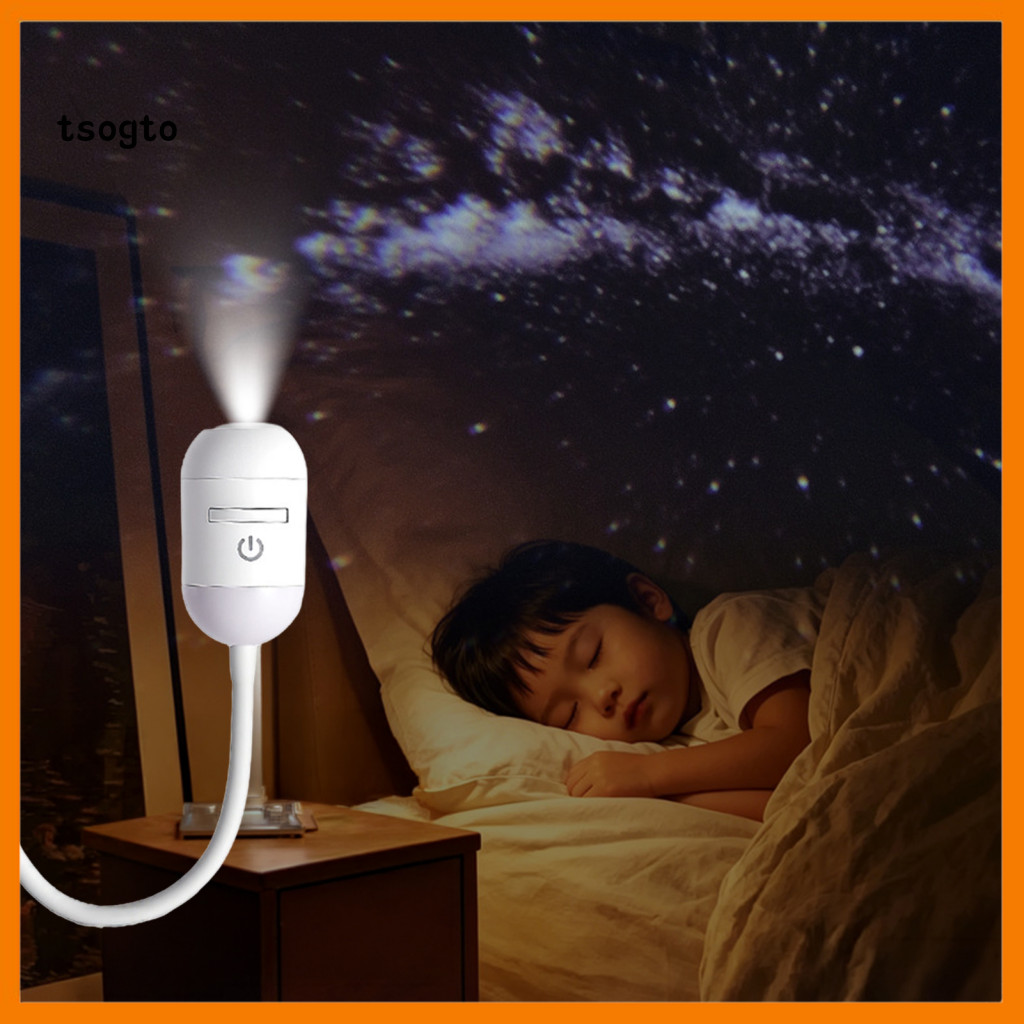 Led Projection Lamp 2-in-1 Star Projector Night Light with Usb Mini Starry Sky Ceiling Wall 360° Rotating Galaxy for Be