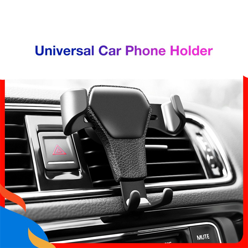 Suporte de telefone universal para carro, montado no ventilador do carro, suporte móvel para smartphone com bracket de