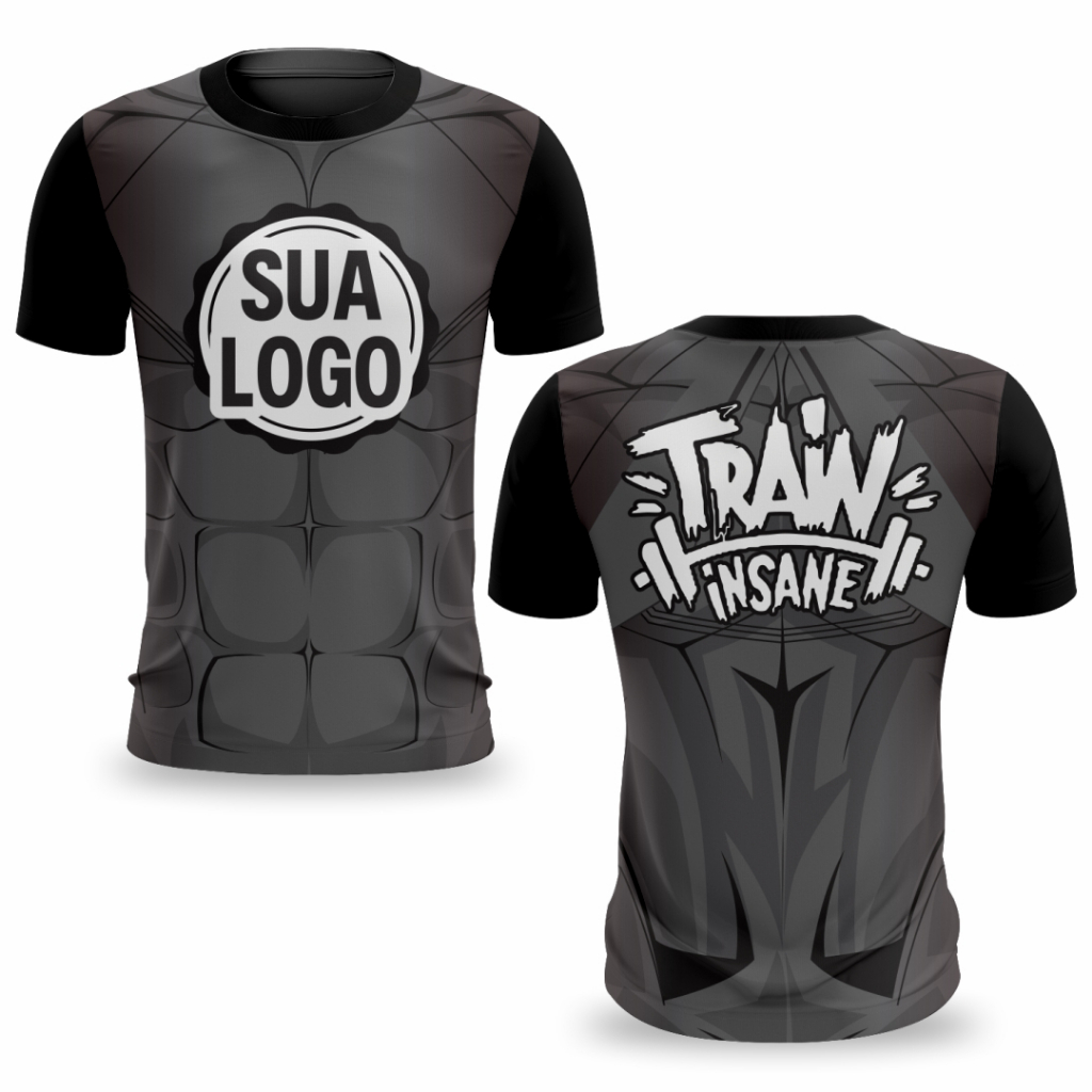 Kit 5 Camisetas Masculinas Femininas Personalizadas Com Logo Uniforme Sublimação Digital