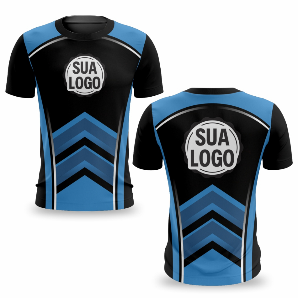 Kit 5 Camisetas Masculinas Femininas Personalizadas Com Logo Uniforme Sublimação Digital