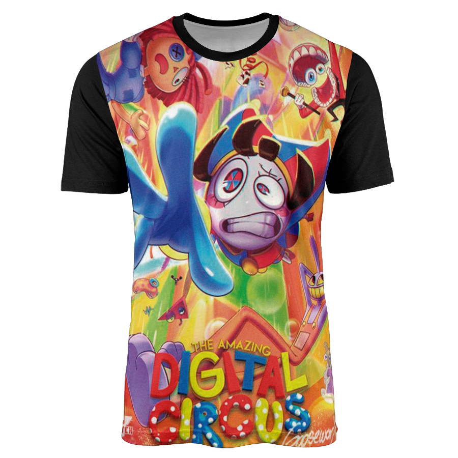 Camisa Desenho Serie The Amazing Digital Circus Pomni Caine Ragatha Jax W0229