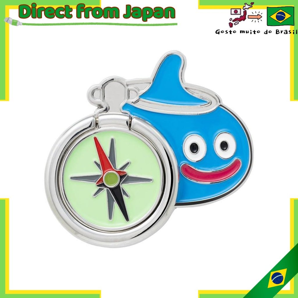 【direto do Japão】 Anel para Smartphone Dragon Quest Walk - Slime