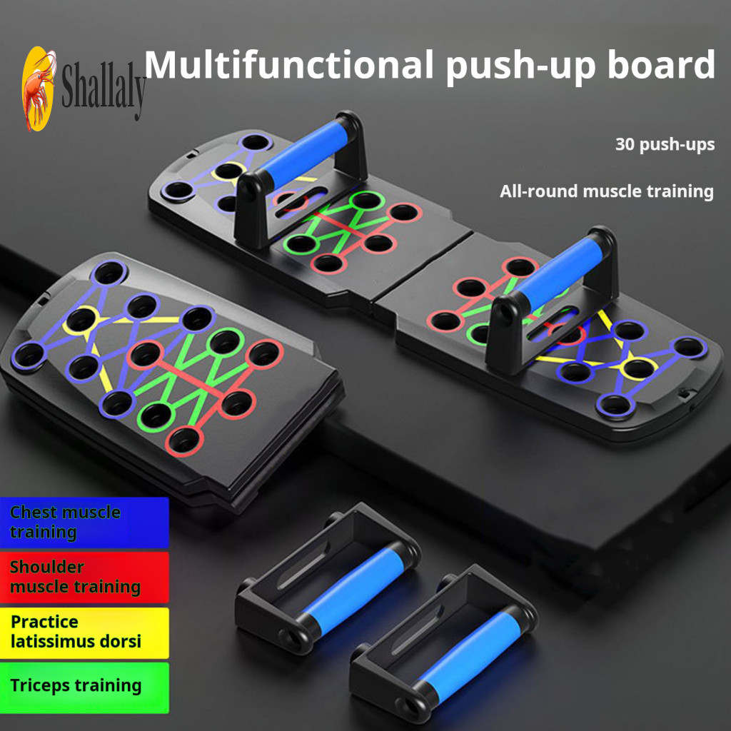 Muscle Training Board Body Workout Equipment Foldable Push-up 28-in-1 Multi-functional for Men – Chest Abs Arms Core H