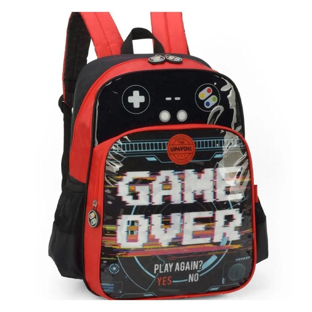 Mochila Costas 16 Gaming Video Game Vermelho Luxcel