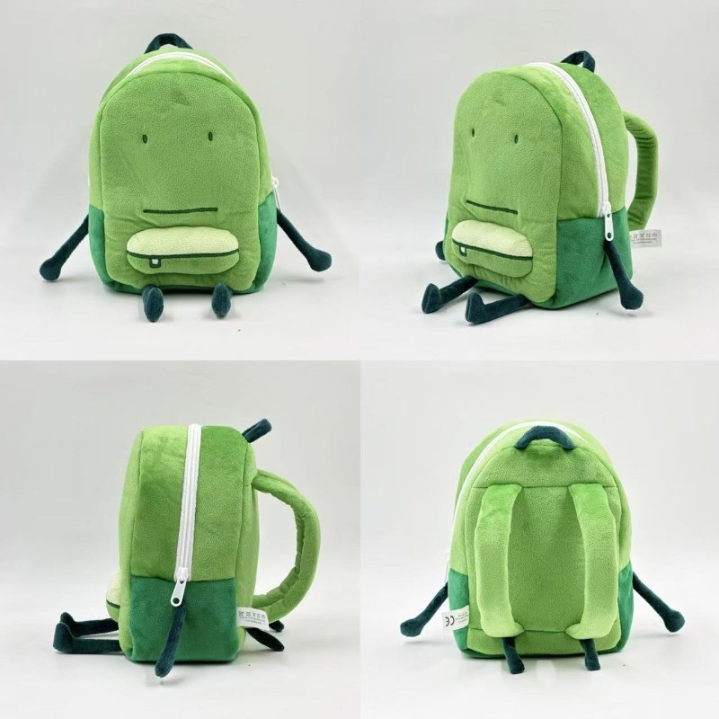 ONE Liam Gaming Periférico Mochila De Pelúcia Boneca Escolar Primária Bonito E Criativo Abacate Verde-* & -