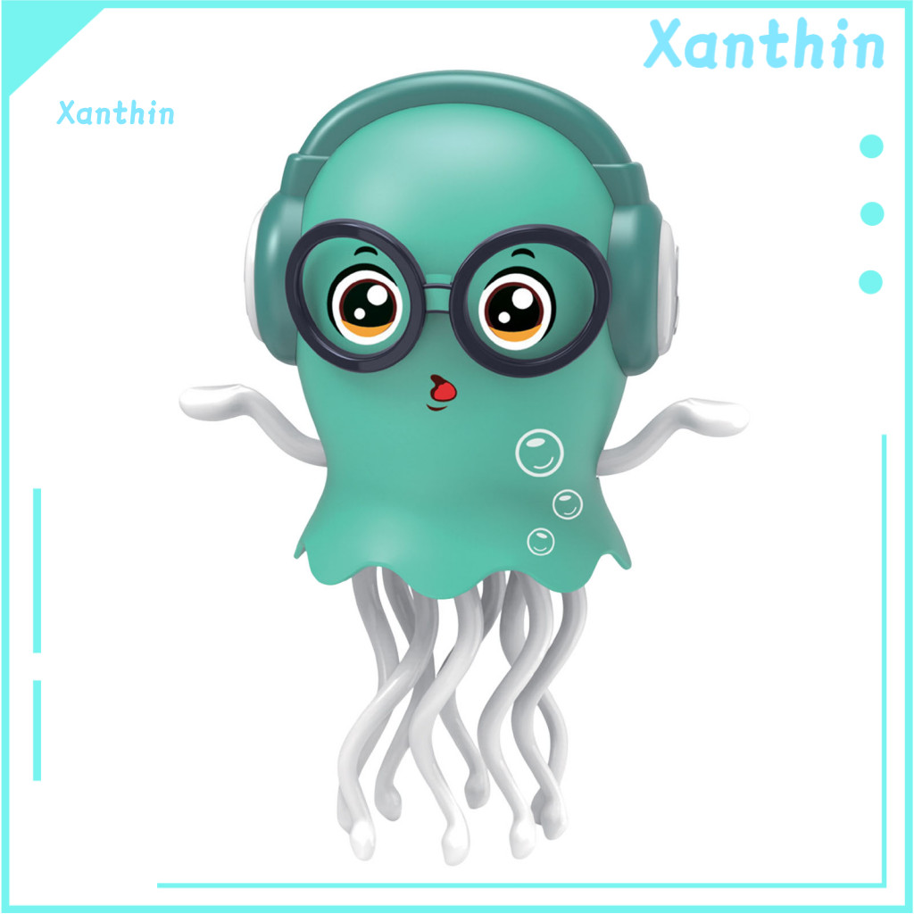 Dancing Octopus Toy Robot Electric Crawling with Led Lights Music – Twisting Rotating Pet for Cats and Kids Fun Moving