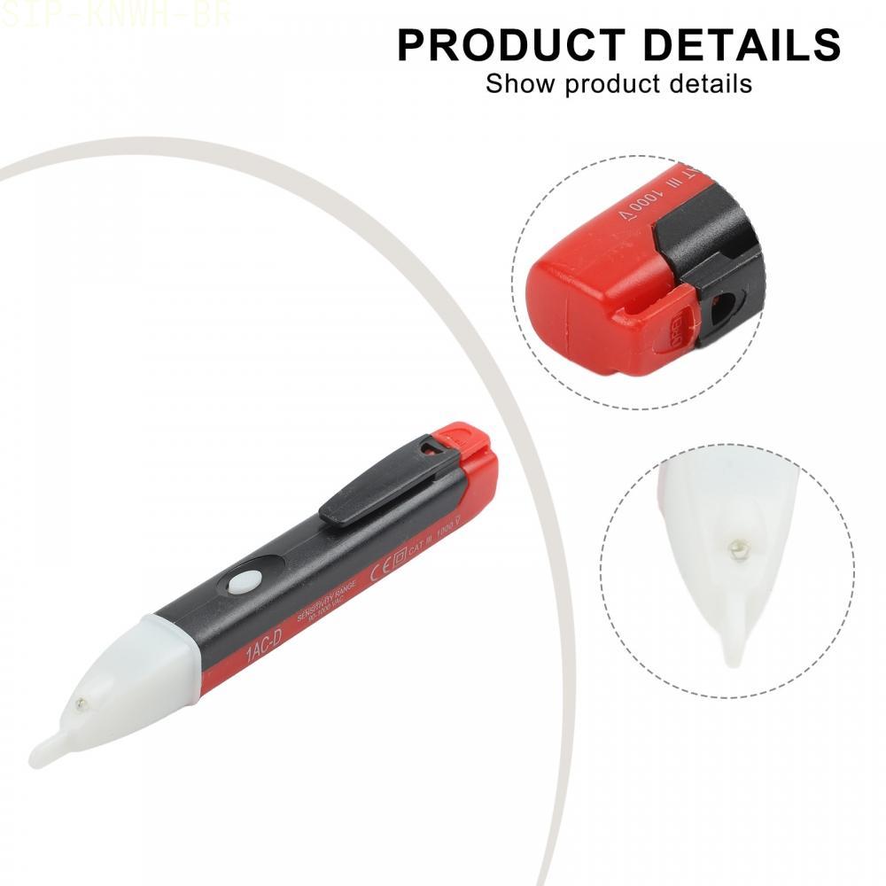 [SIP-KNWH-BR]Test Pencil Insulated LED light 90-1000V AC Electric Pen Multifunctional-New In 11-