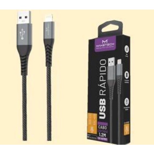 Cabo Usb Lightning Made For iPhone Maketech Ca-407mfi