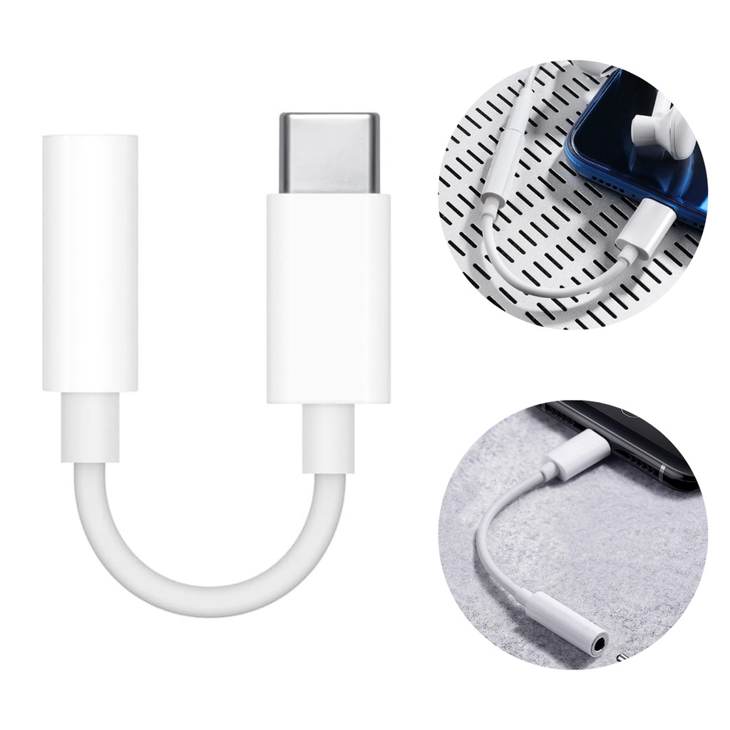 Adaptador Tipo C Para P2 Fone De Ouvido Headset 3,5mm USB-C Macho P2 Fêmea