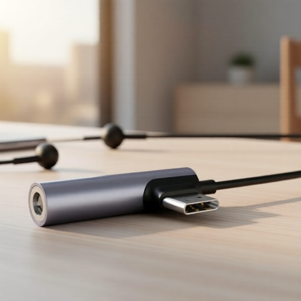 Adaptador HiFi DAC USB-C para Fone de Ouvido P2 3,5mm compatível com Samsung, Huawei e iPhone 15/16