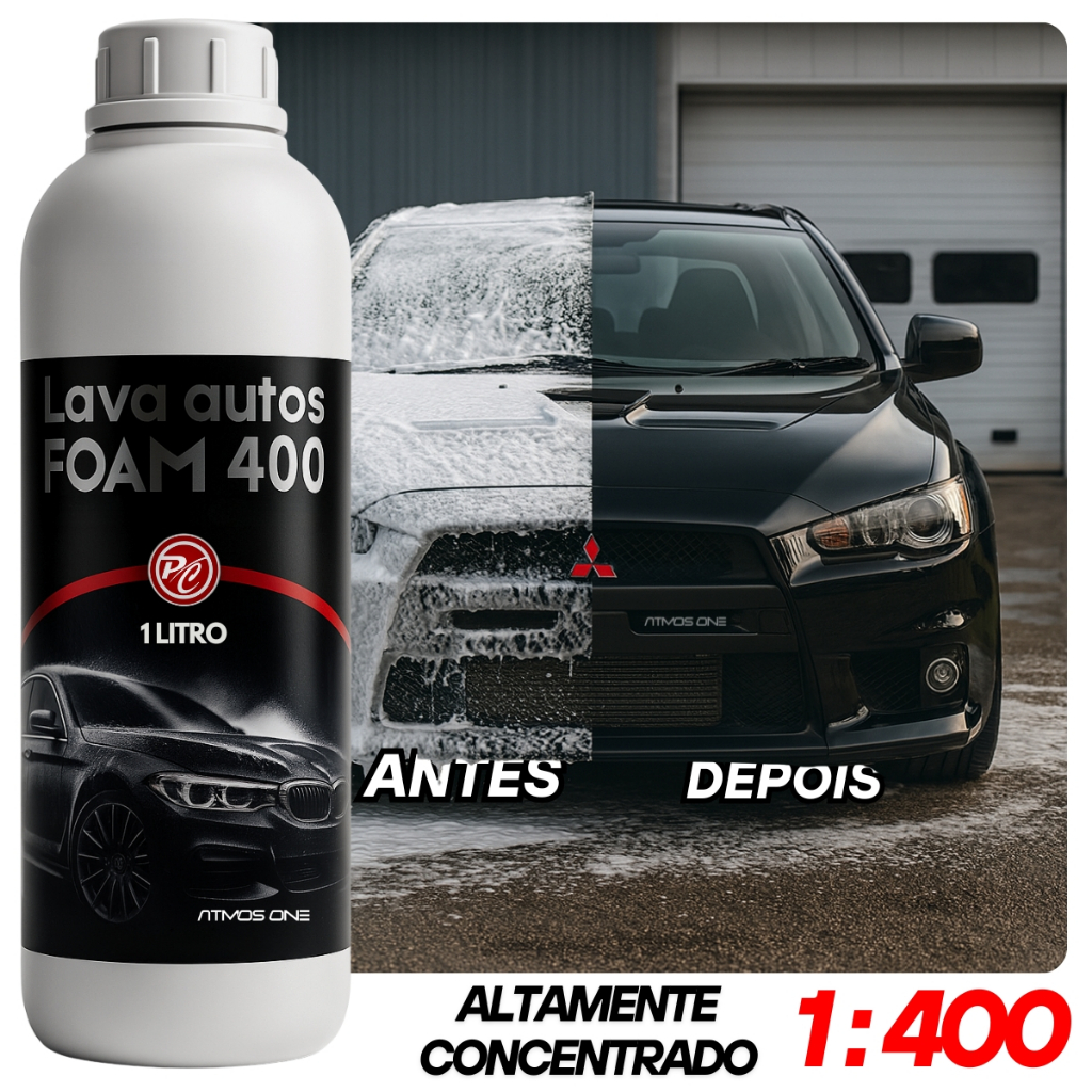 Shampoo Automotivo Neutro Snow Foam Espuma Cremosa Concentrado Premium Limpeza Profunda Carro 1Litro