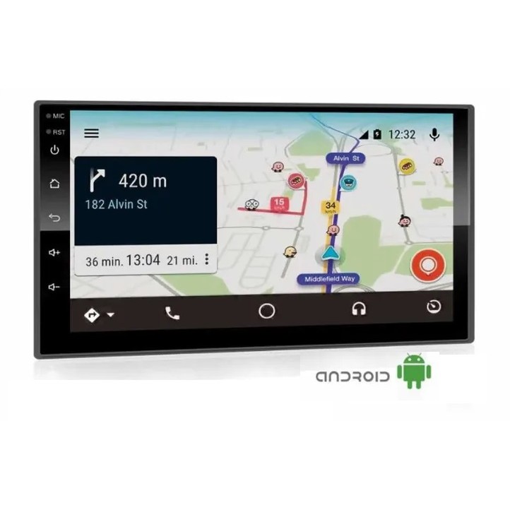 Central Multimídia Android E-tech Premium 7 Pol espelhamento