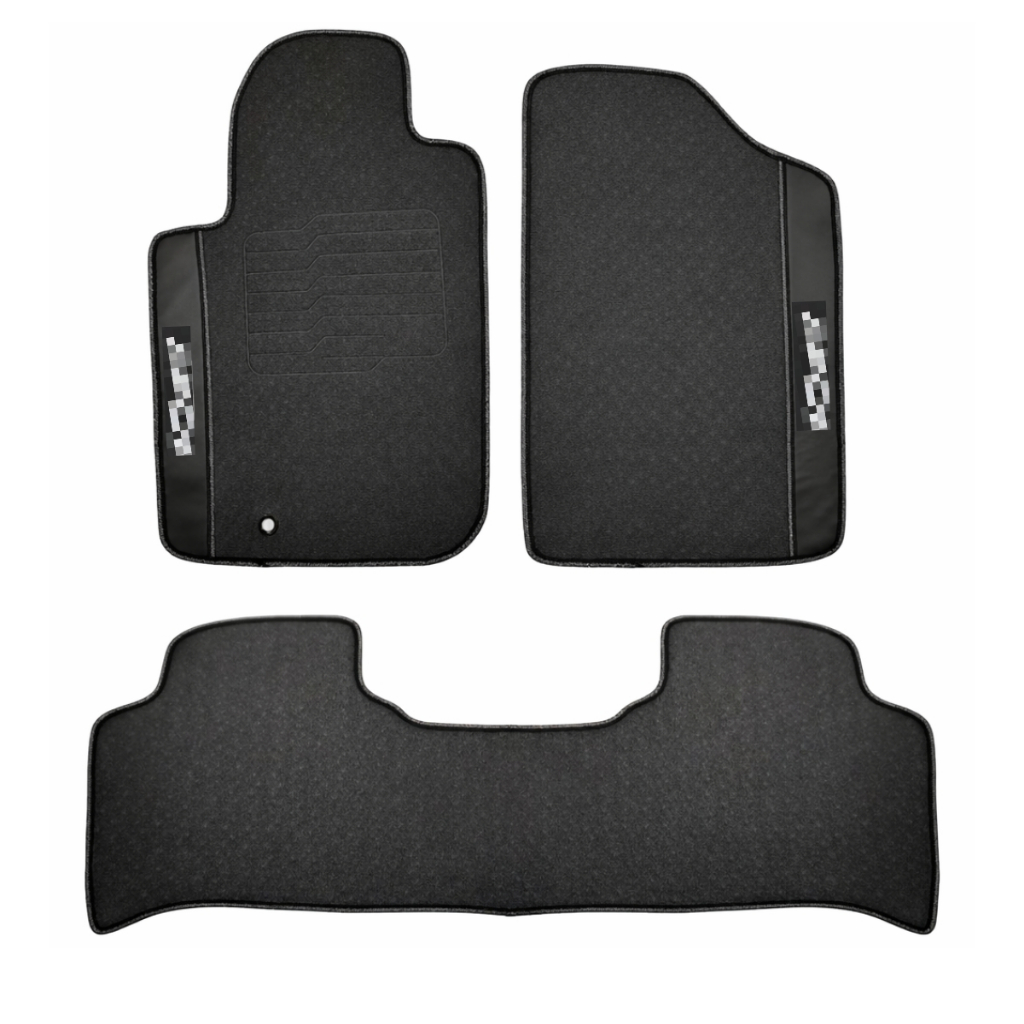 Tapete Frontier 2008 a 2016 Tapete Compatível com Nissan Frontier Cabine Dupla Emborrachado Preto
