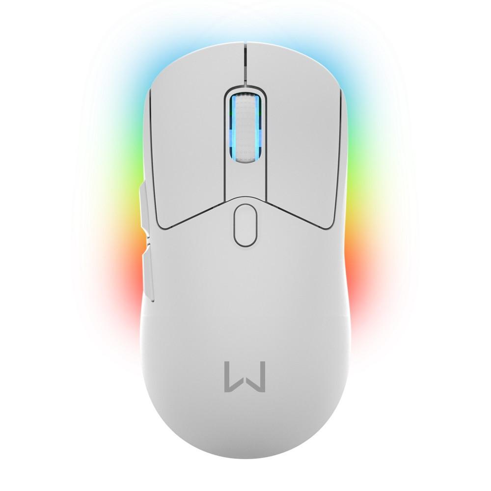 Mouse Magnus (Wireless) com Base Branco Warrior - MO422