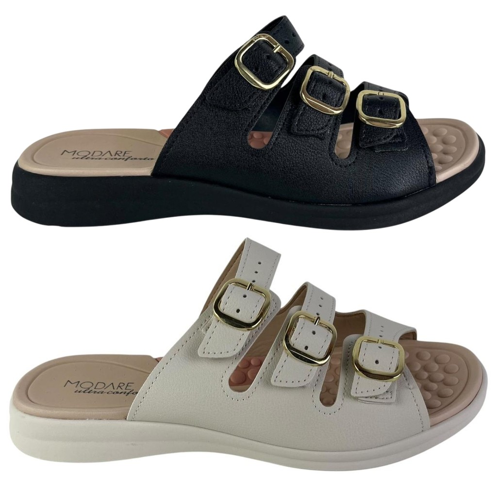 Chinelo Modare Ultra Conforto Papete Floather Fivelas Slide Original Leve