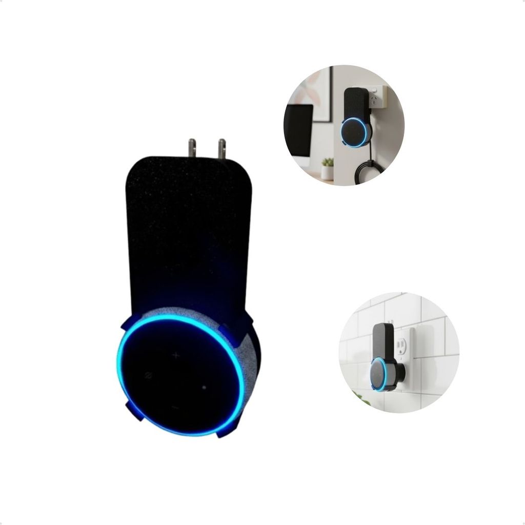 Base De Parede Premium Para Alexa Echo Dot 3ª Geração Melhor Qualidade Instalação Rápida e Fácil