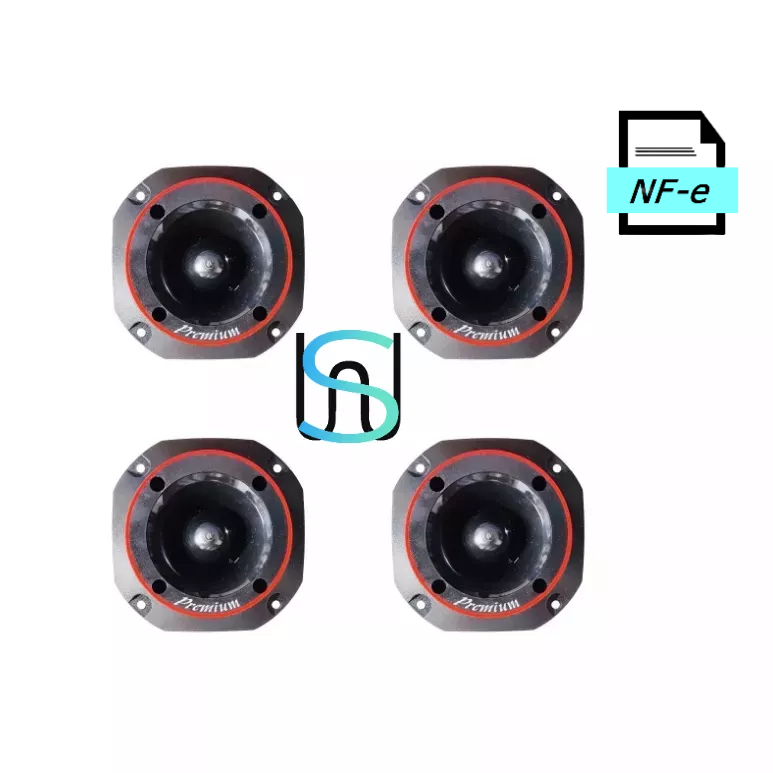 4x Super Tweeter RT335 Fenólico - Premium Ramos