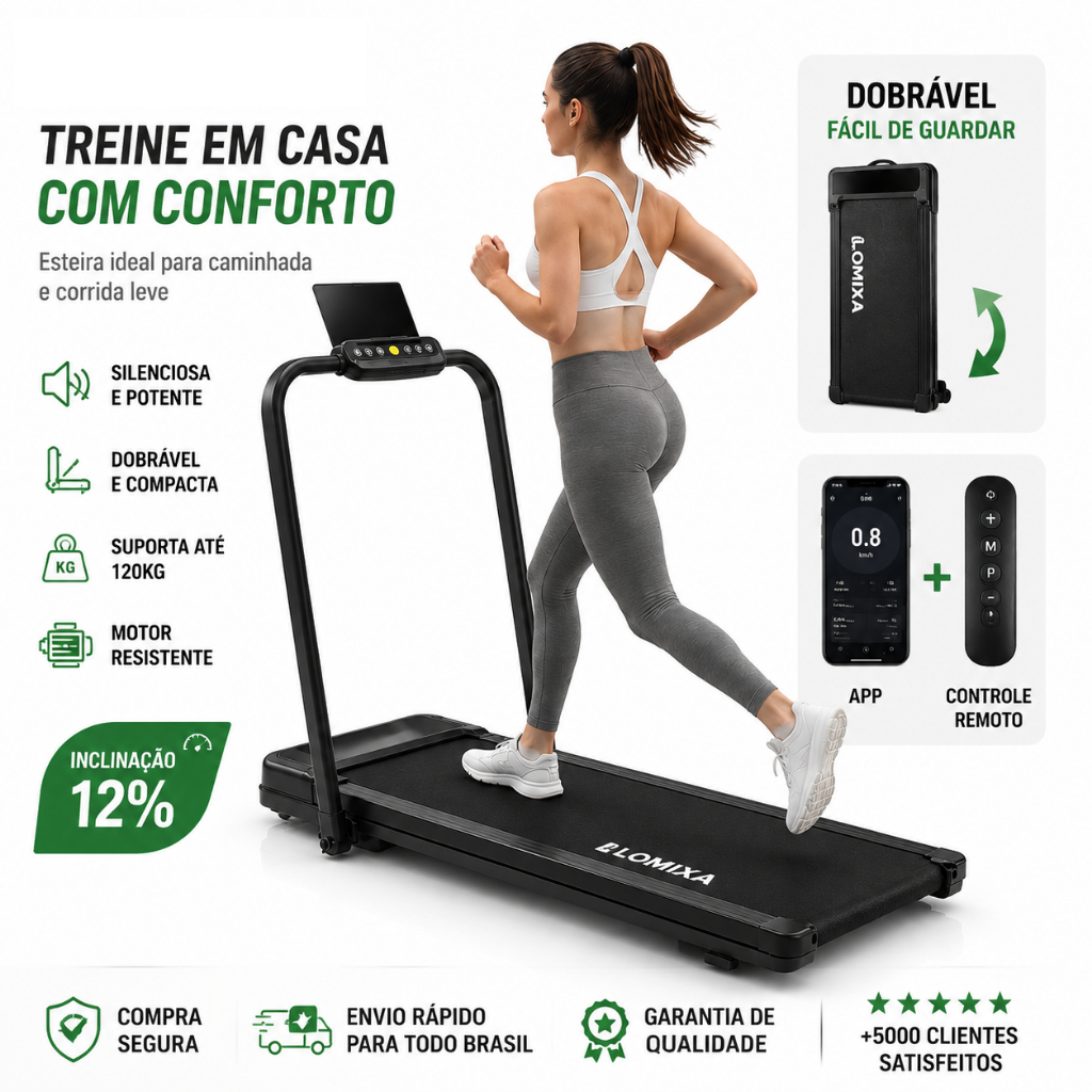 2.0HP Silent Folding Electric Treadmill with Bluetooth, 15km/h, 150kg Capacity, Residential Use, 110V/220V