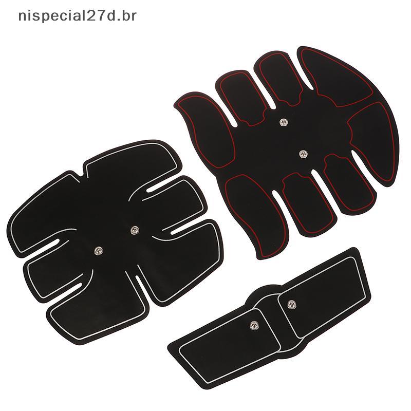 NIS Electric Muscle Trainer Braço Abdominal Corpo Emagrecer Máquina De Fitness BR