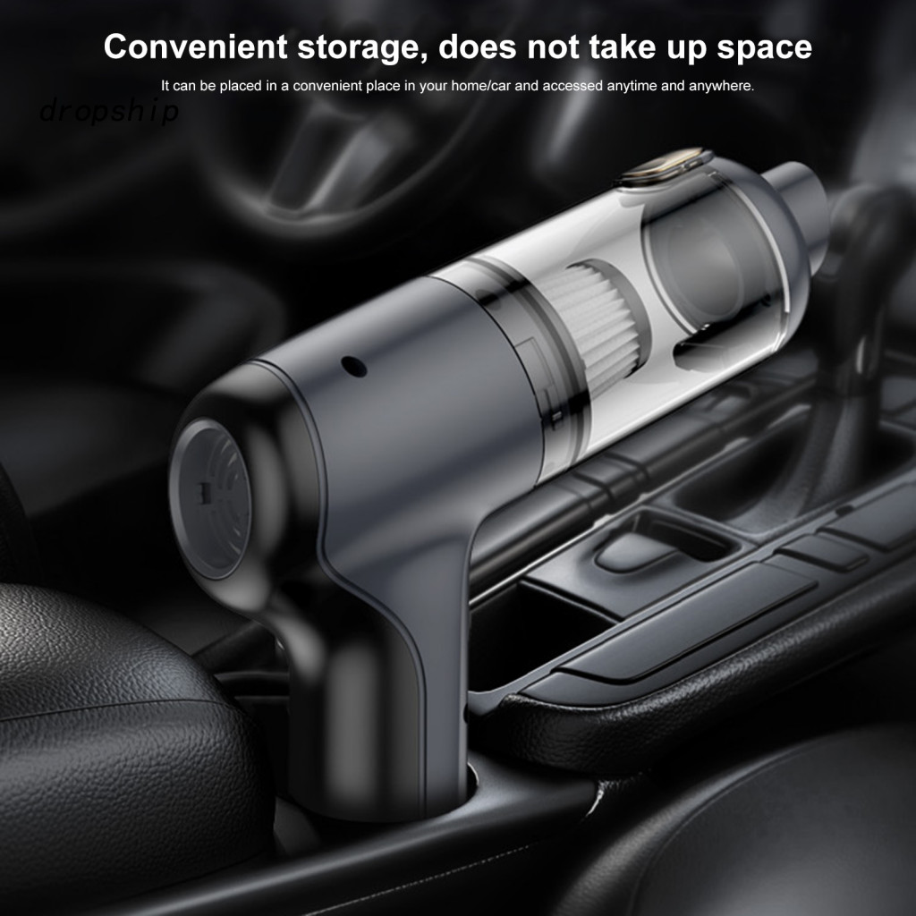 Wireless Car Vacuum Cleaner Cordless Handheld Portable Dual Filtration System 5500pa Strong Suction Rechargeable Dust Re