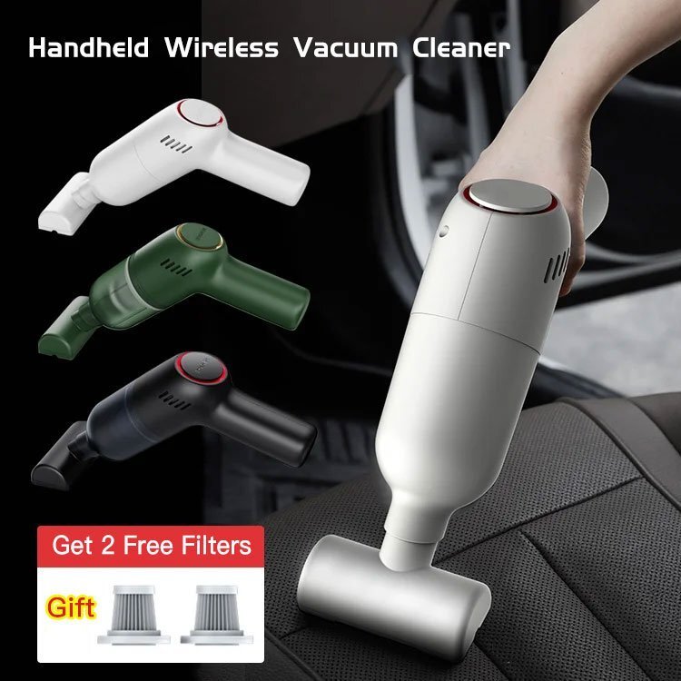 [Carro e Casa] [Carregamento Sem Fio] Car household mini wireless charging powerful dualpurpose vacuum cleaner Aspirador