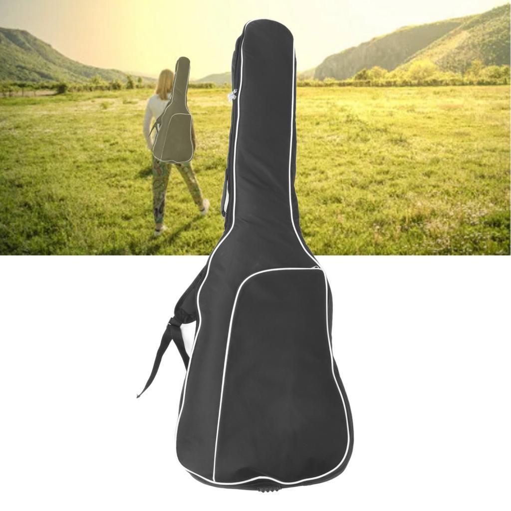 Domary Electric Bass Backpack Guitar Bag Gig 8mm de espessura