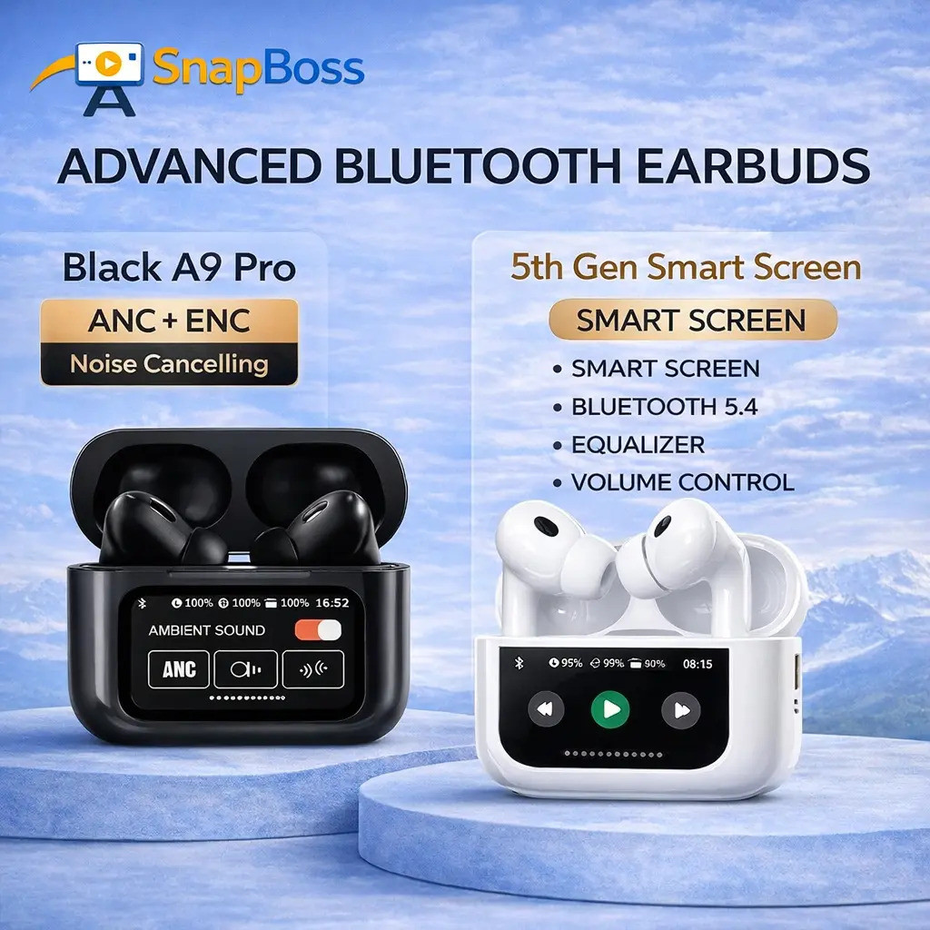 A9 Pro Wireless In-Ear Bluetooth Earphones with Waterproof Hifi Stereo Microphone for Sports & Games — TWS Wireless In-E