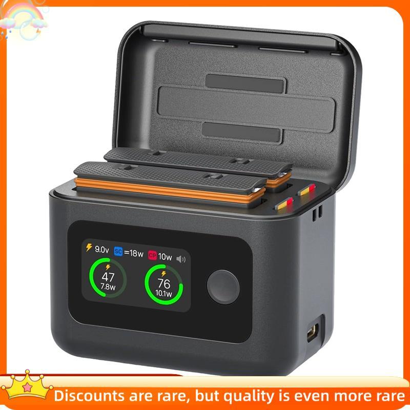 Carregador De Bateria Para X4 Air-Fast 27W Hub De Carregamento Bidirecional Inteligente Com Display LCD Show Rastreament